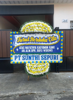Papan Bunga Duka di Fiditan