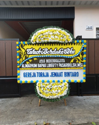 Papan Bunga Duka di Fiditan